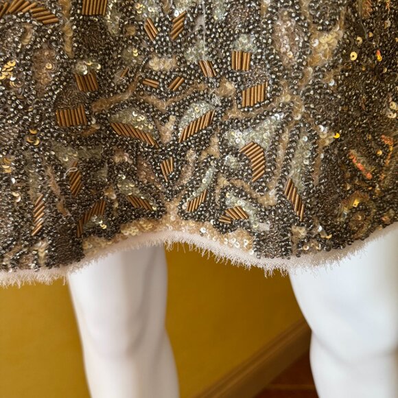 NWT! AllSaints Brellie Embellished Mini Dress Wedding Holiday Evening Size 4 - Picture 13 of 16